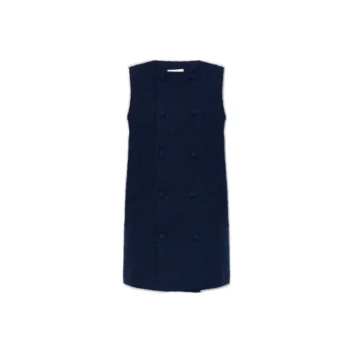AMIPARIS Без рукавов Платье Женское Синее