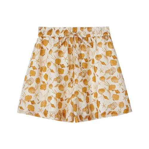 Pit Повседневные брюки женские с цветочным принтом