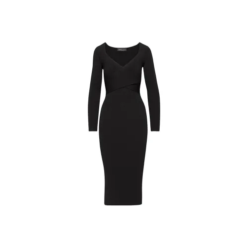 ARITZIA Ten By BABATON код Платье Длинное с рукавами Платье Женское Черное Черное