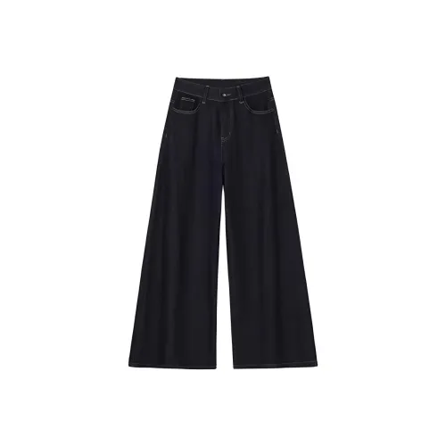 LIGEMAN Джинсы Женские Темно-синий