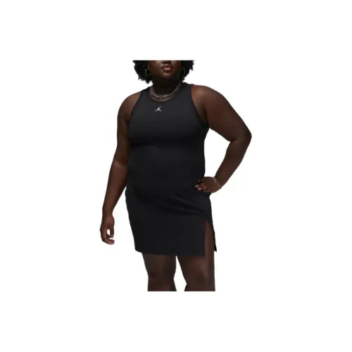 Джордан Черные Женские Платья без Рукавов