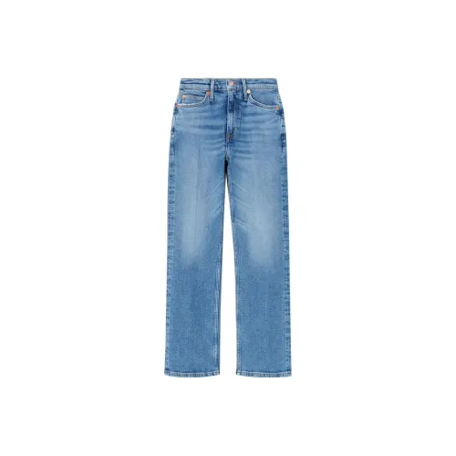 RE/DONE Светло-синие Женские Джинсы