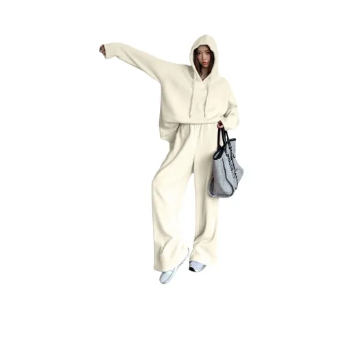 NANING9 Повседневный костюм Женский Белый