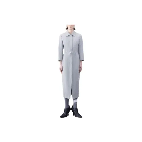 THOM BROWNE Серый Женские Длинные Платья с Рукавами