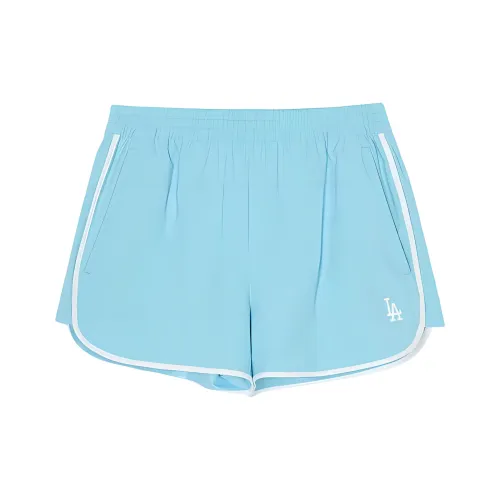 Mlb Base Logo SS24 Повседневные шорты Женские Aqua Blue