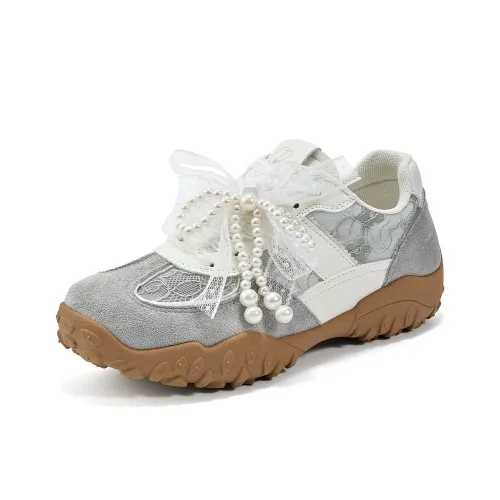 La Chapelle Slip-resistant Abrasion-resistant Low Top Casual Shoes Women's Gray Ла Шапель Противоскользящие Устойчивые к истиранию Низкие Топ Повседневная Обувь Женская Серый