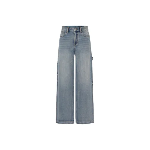 MO CO Джинсовый синий Женские джинсы