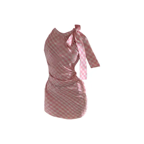 SourceDEEMO Без рукавов Платье Женское Розовое