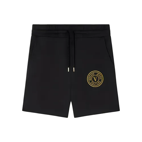 VERSACE JEANS COUTURE Повседневные шорты Женские Черные