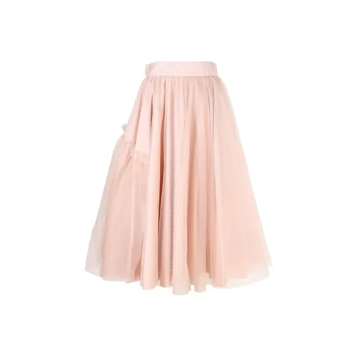 Alexander McQueen SS21 Платье-миди средней длины женское розовое