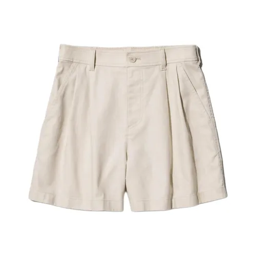 UNIQLO Повседневные шорты женские бежевый