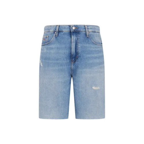 Tommy Hilfiger Джинсовые шорты Мужские Деним Синий