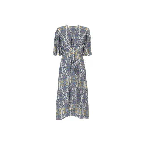 ETRO Blue Женские Короткие Платья с Рукавами
