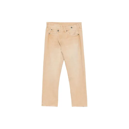 R13 Бежевые Женские Джинсы