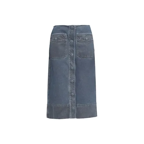 Спортивный Casual Long Юбка Женская Blue