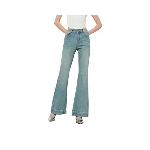 DPLAY Джинсы Женские Светлый Деним