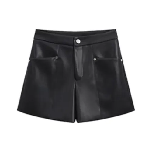 HUASJ Повседневные шорты женские черные