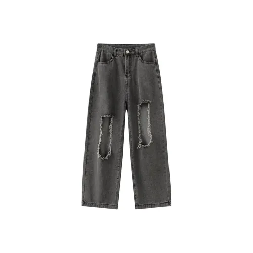 A11·N22 Серые Женские Джинсы