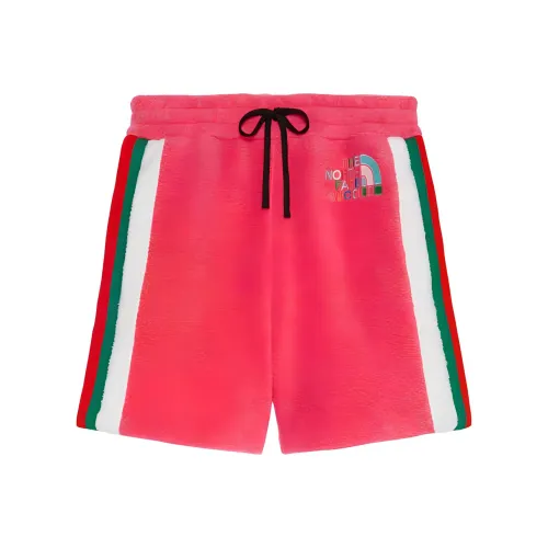 GUCCI x THE NORTH FACE Повседневные шорты Женские Красные