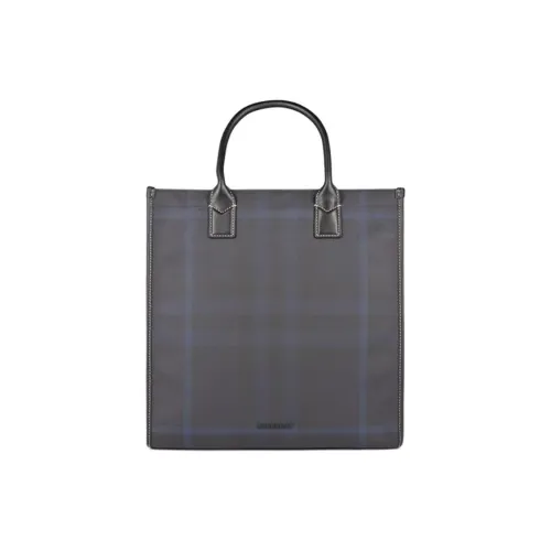 Burberry Полиуретан с хлопком и полиэстер тоут сумка сумка для покупок сумка мужская синяя