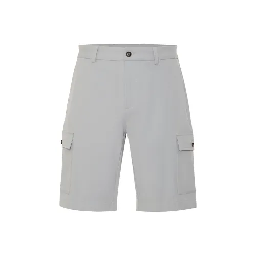 Satchi Light Gray Men's Casual Shorts Satchi Светло-серые Мужские Повседневные Шорты