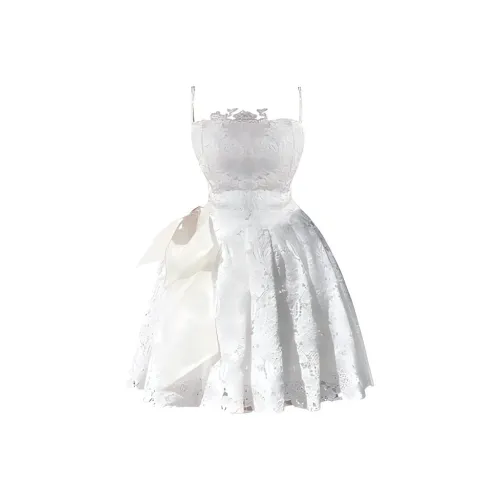 CPAURA Slip Платье Женское Белое