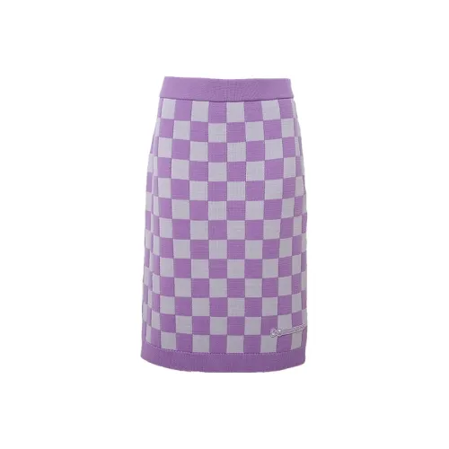 UPON PRO Светло-фиолетовый Женские Повседневные Короткие Юбки