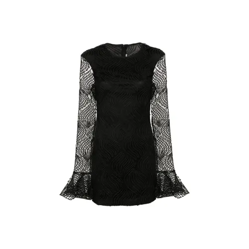 Rotate Black Женские Длинные Рукава Платья