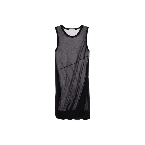 Helmut Lang Без рукавов Платье Женское Черное