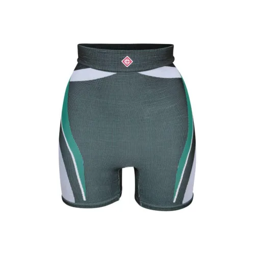 CASABLANCA Повседневные шорты Женские Зеленые