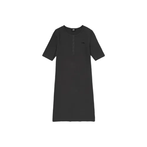 THE NORTH FACE Короткий рукав Платье Женское Уголь