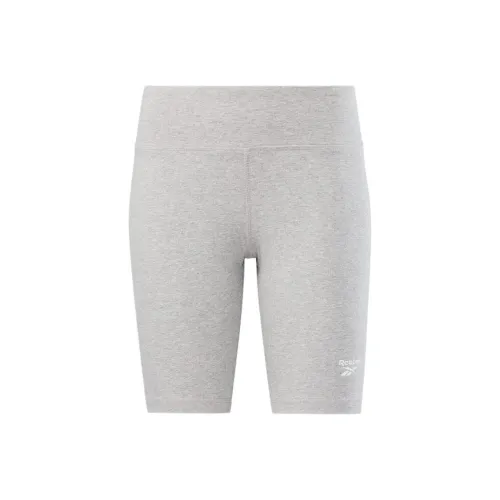 Reebok Identity Маленький логотип Хлопок Велосипед Короткий Повседневные шорты Женские Средне-серый Вереск