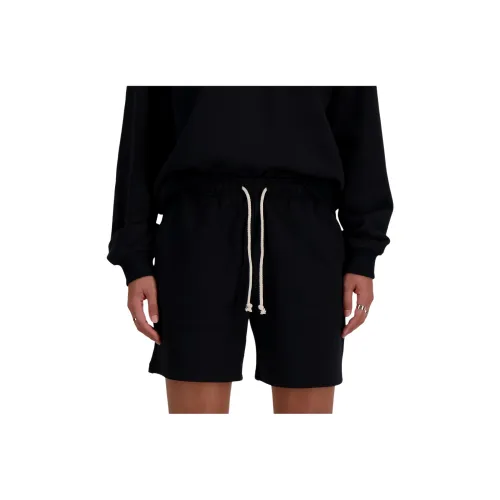 New Balance Athletics French Terry Короткие Повседневные Шорты Женские Черные