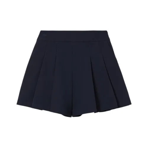 Шорты для повседневной носки сотрудничество LACOSTE женские темно-синие