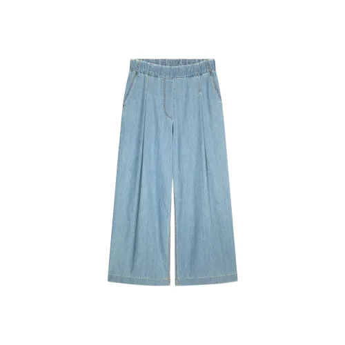 DRIES VAN NOTEN Ледяной синий Женские джинсы