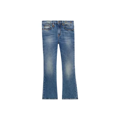 R13 Capri Синие Женские Джинсы