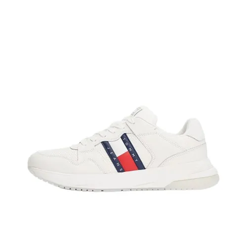 Tommy Hilfiger TRAINERS Низкий Топ Повседневная Обувь Мужская Белая