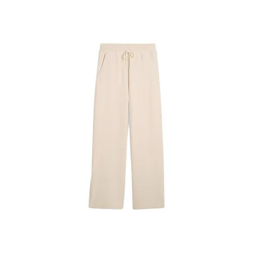 PUMA Вязаные спортивные брюки женские цвет экрю