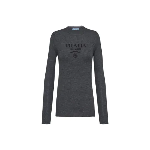 PRADA Трикотаж Женский Темно-Серый