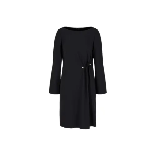 EMPORIO ARMANI Длинное платье с длинными рукавами женское
