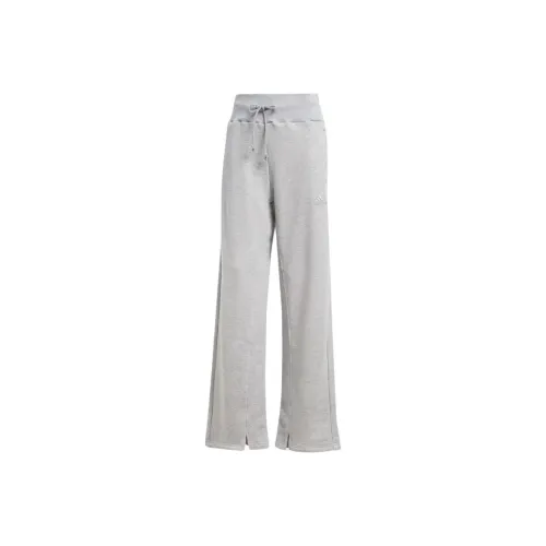 Adidas Lounge Вязаные Спортивные Штаны Женские Средне-Серые