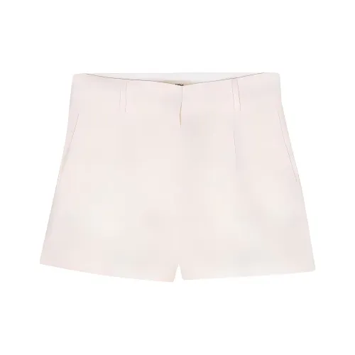 Barena SS24 Повседневные шорты Женские Айвори Белый