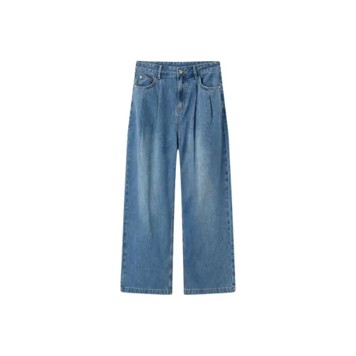 EICHITOO Синие Женские Джинсы