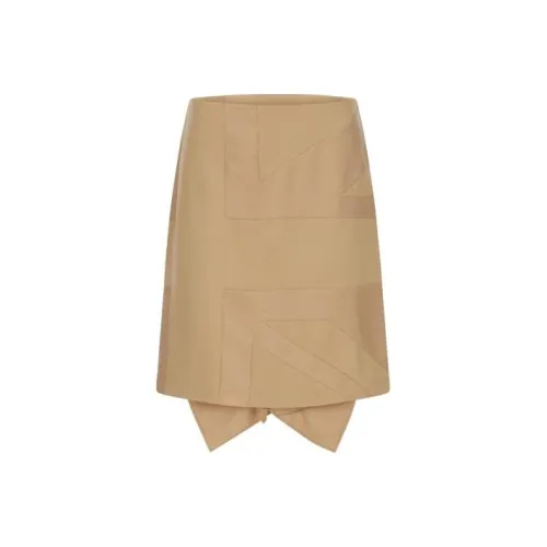 Платье-миди Burberry Женское CAMEL