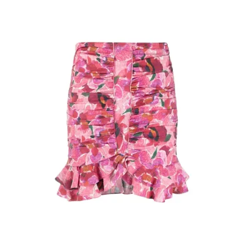 ISABEL MARANT Красный Женские Повседневные Короткие Юбки