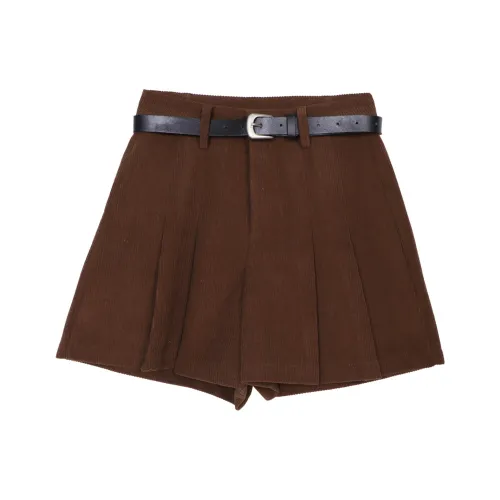 XINBANGBANG Повседневные шорты Женские Кофе