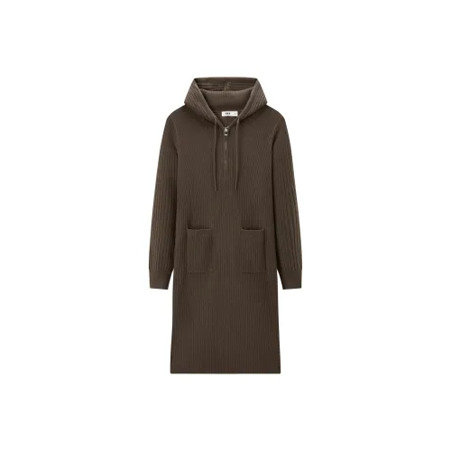 SEM R Длинное платье с длинным рукавом женское