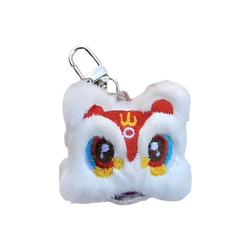 ROUERXIONG Китайский модный тренд Лев Брелок Кукла Плюшевая Подвеска 5 см Рекомендуемая высота