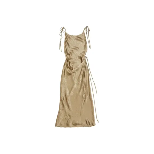 Acne Studios Slip Платье Женское Зеленое