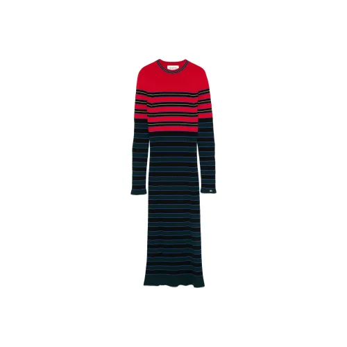 Sonia Rykiel Темно-синий Женские Длинные Платья с Рукавами